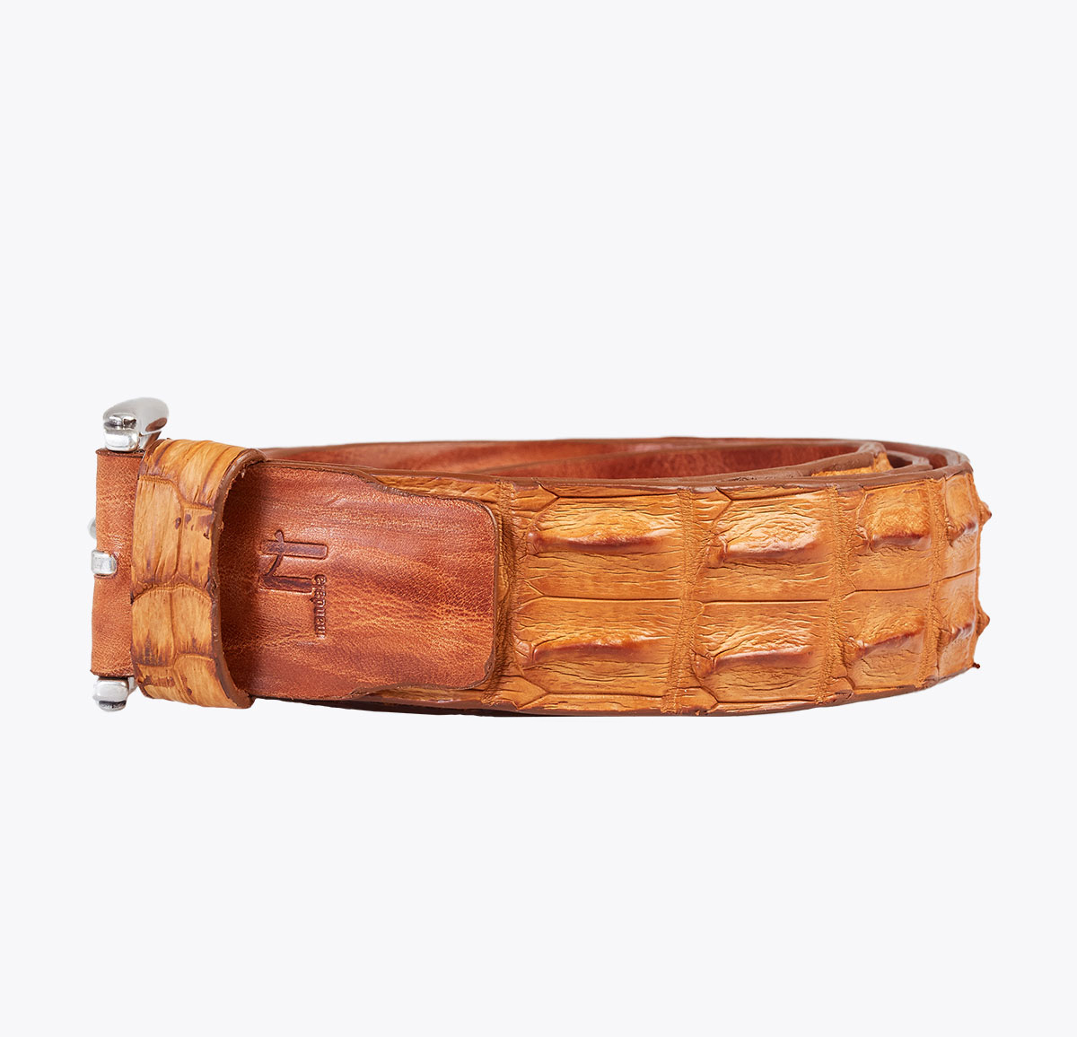 Cinturón Cocodrilo Cuero