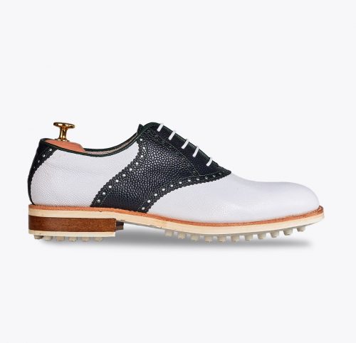 Zapato de golf Portil, tailor made shoes, schuhe nach mass en mandalashoes Santanyí Mallorca
