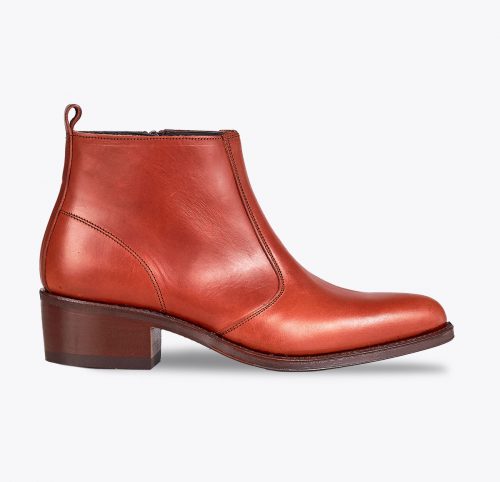 Botín texana natural, tailor made shoes, schuhe nach mass en mandalashoes Santanyí Mallorca