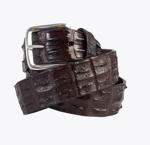 Cinturón Cocodrilo Marrón