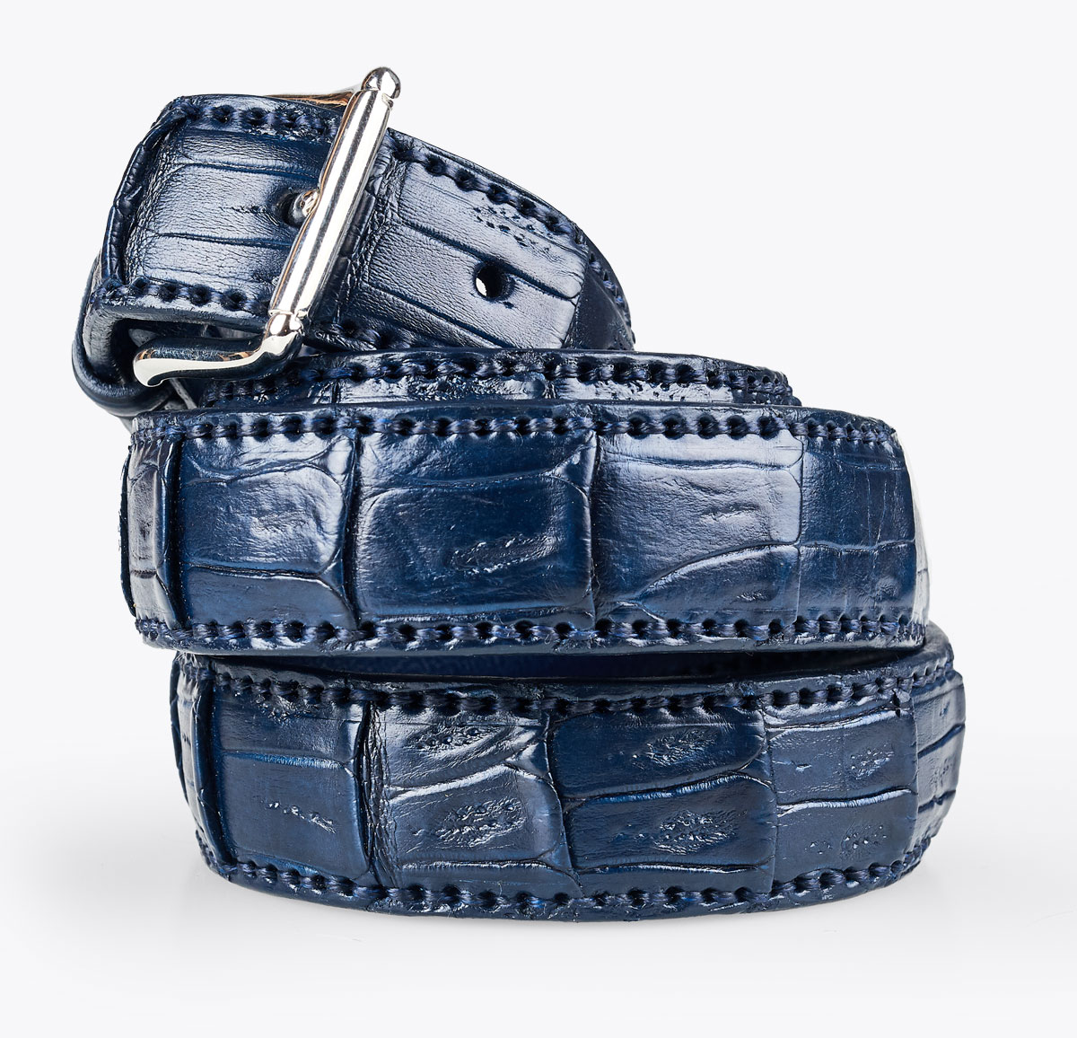 Cinturón Cocodrilo Azul