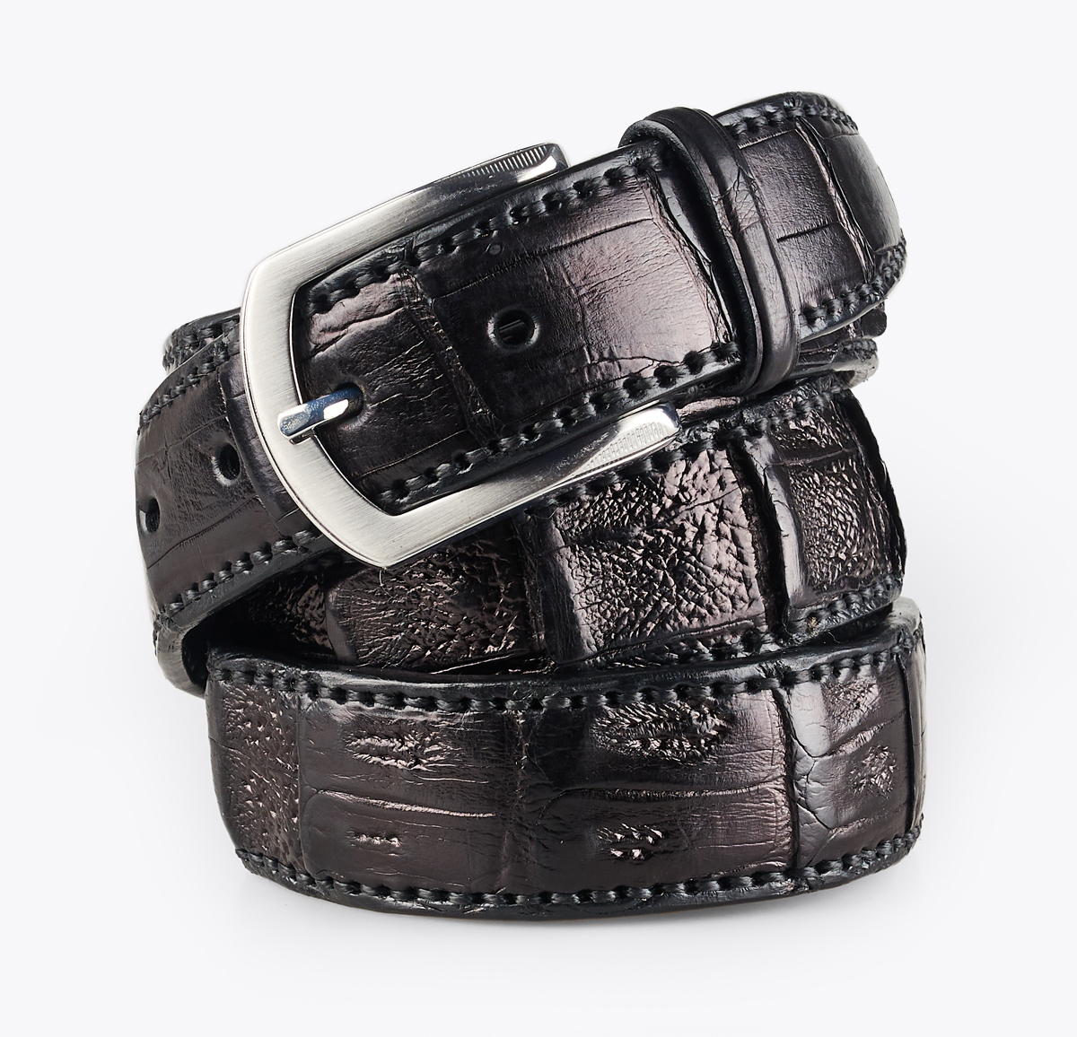 Cinturón Cocodrilo Negro